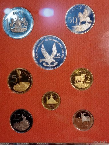 Лесото набор 1981очень редкий