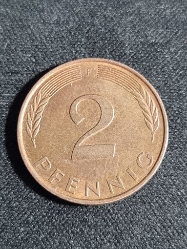Германия 2 Пфеннига 1994  F