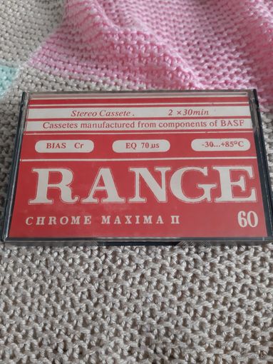 Кассета  RANGE CHROME MAXIMA II. ROXETTE 92.
