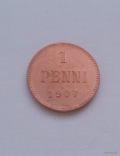 1 пенни 1907 года