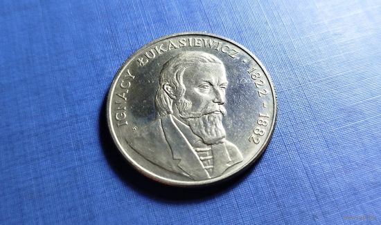50 злотых 1983. Польша. Игнатий Лукашевич. XF!