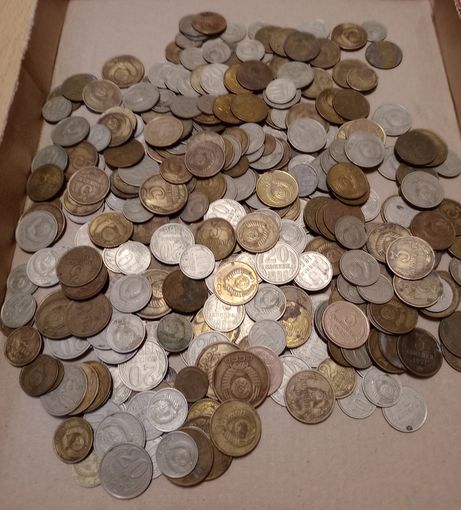 Монеты СССР 1961-91  более 330 штук (цена за все)