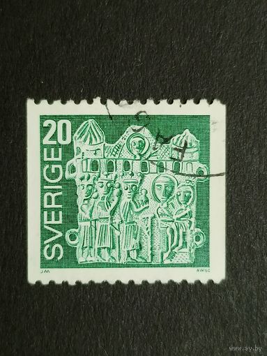 Швеция 1976. Значок паломника