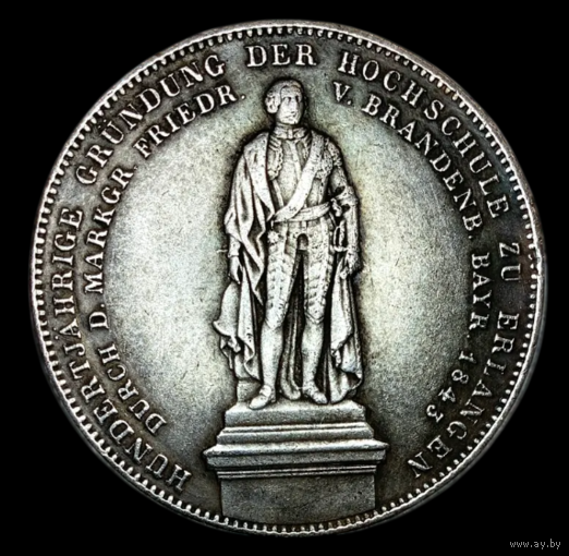 Копия Германия 1 талер 1843 Бавария