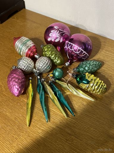 Ёлочная игрушка СССР !!!ЛОТ С РУБЛЯ!!! РАСПРОДАЖА КОЛЛЕКЦИИ!!!