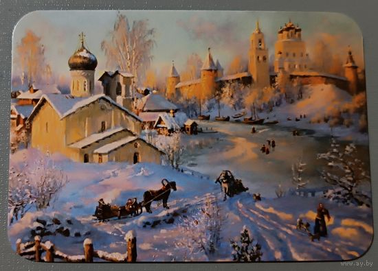 Домики. Картины  художника Владимира Жданова. Календарик, 2026