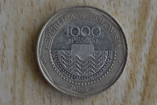 Колумбия 1000 песо 2015 с 1 руб