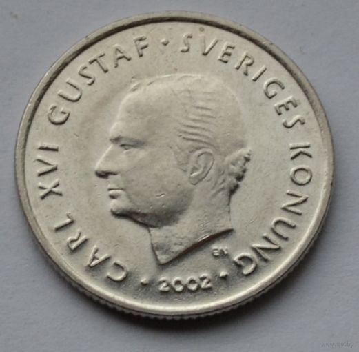 Швеция, 1 крона 2002 г.