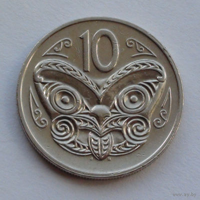 Новая Зеландия 10 центов. 1980 г.