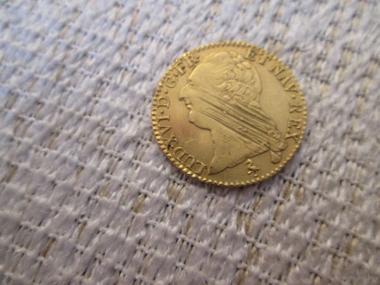 Луидор  ,   Франция  ,  Людовик  16 , 1786  г.