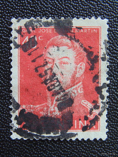 Аргентина 1962 г. Генерал Сан-Мартин.
