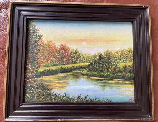 Михеева В.Н. Пейзаж х/м 27х20