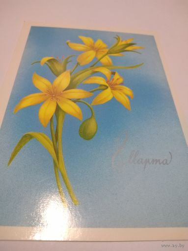 Открытка 1987г., чистая. Художник А. Белоусов.