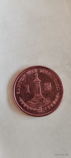 Остров Мэн 1 пенни 2016