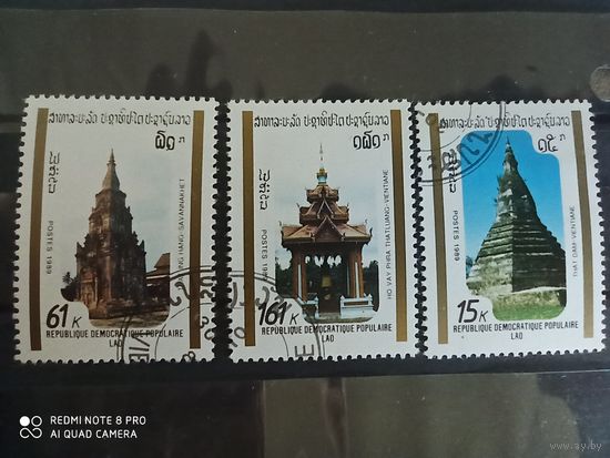 Лаос 1989, храмы