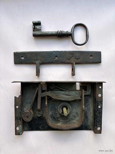 СТАРТ С 1 РУБЛЯ !!! Старинный амбарный замок