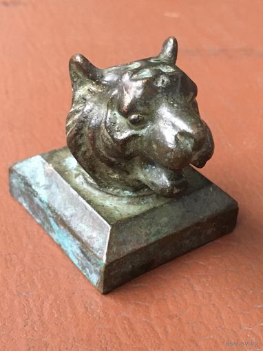 Старинная китайская бронзовая печать