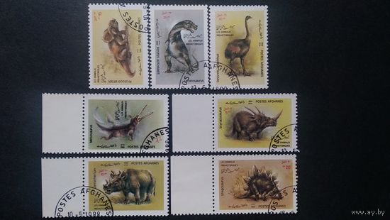 Фауна \31фа\1988 Афганистан Доисторические животные.