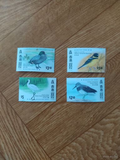 Гонконг серия марок 1997 г. Птицы.