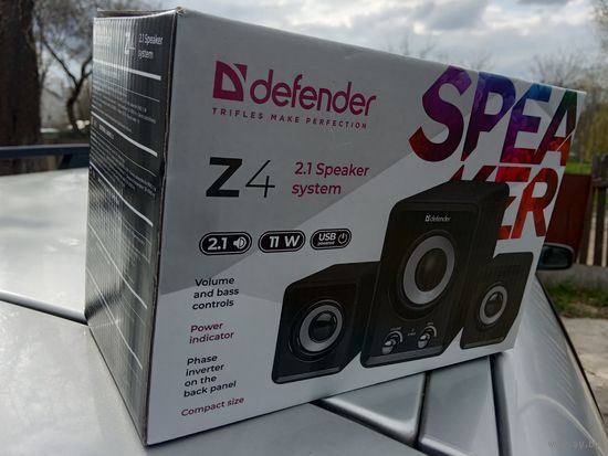 Аккустическая система 2.1 11 Ватт Defender USB.