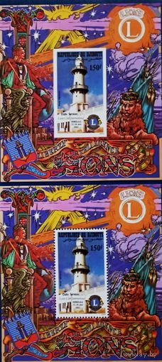 Джибути. 1983. Клуб Lions. Яхта МАЯК MNH
