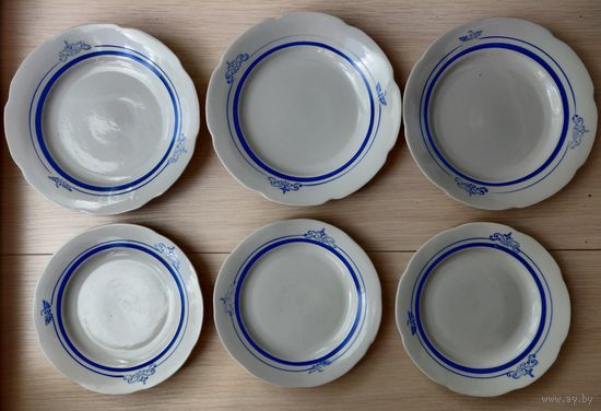 Тарелка Фарфоровая Столовая Аэрофлот Барановка СССР