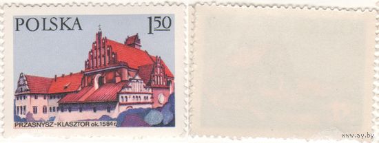 Польша 1977.11.21 (Mi)PL2533 марка из сер.Исторические памятники - 1,50zl Prasnysz-Klastor ok 1584 (ч) (a1-10 ТОРГ/ВАША ЦЕНА