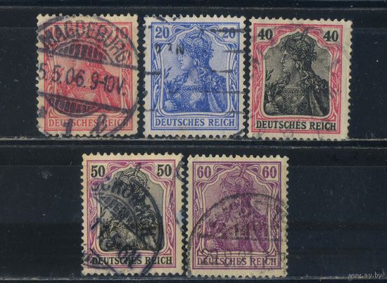 Германия Имп 1905 Вып Германия в короне (III) Стандарт # AI 86-7,90-2