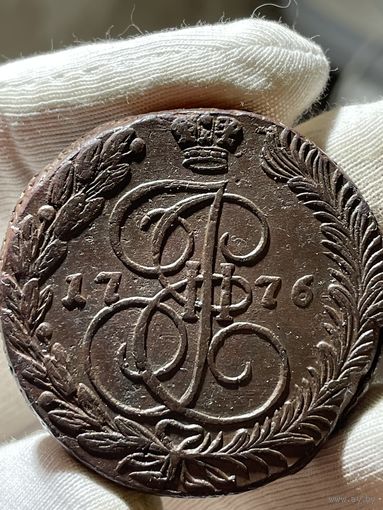 5 копеек 1776 ЕМ без МЦ.Кладовая.Состояние!
