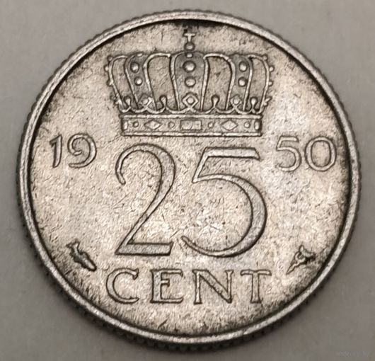 Нидерланды 25 центов, 1950 (1-8-106)