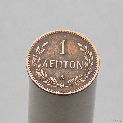 Государство Крит  1 лептон 1901 ОЧЕНЬ РЕДКАЯ