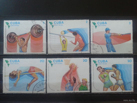 Куба 1983 Спорт Полная серия