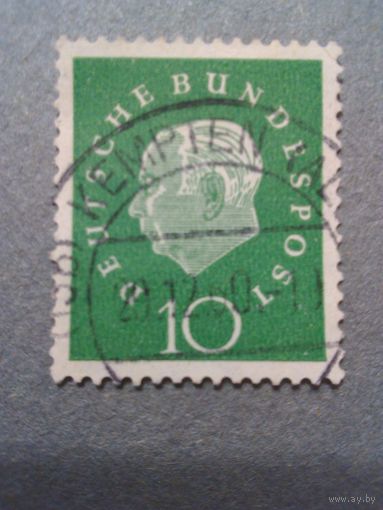 ФРГ. Стандарт. 1959г. гашеная