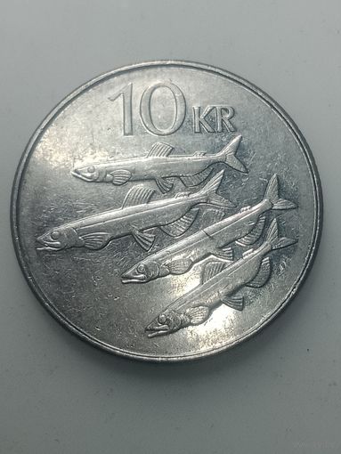 Исландия 10 крон  2006 года .