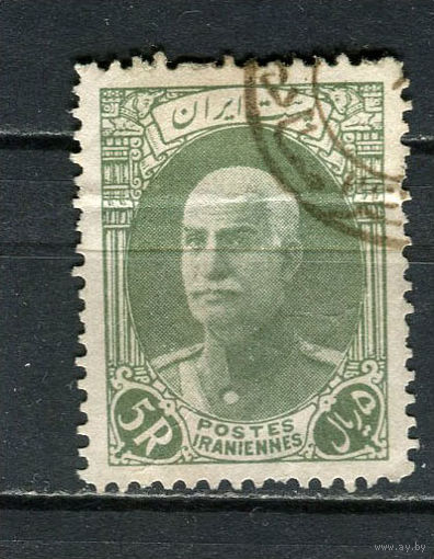 Иран - 1936/1937 - Шах Реза Пехлеви 5R - [Mi.714] - 1 марка. Гашеная.  (LOT GQ32)-T3P45