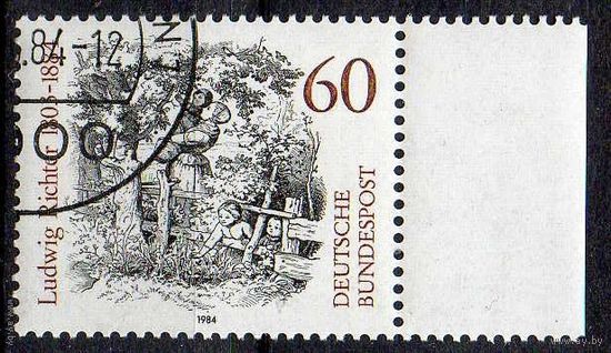 100-летие со дня смерти Людвига Рихтера ФРГ 1984 год серия из 1 марки
