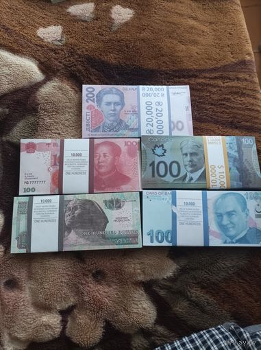 Набор сувенирных корешков мира