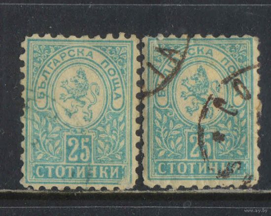 Болгария Княж 1889 Герб Стандарт #34B