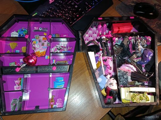 Кукла Monster High Draculaura Locker Case от Mattel. Полная коллекция.