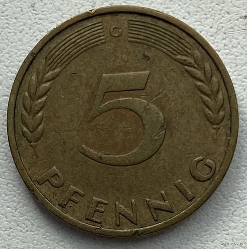 Германия 5 пфеннигов 1950 г. G