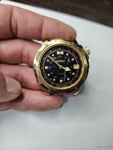 Часы РФ GARO (нет стекла, идут), без МЦ!!