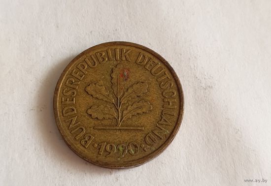 Германия 5 пфеннигов 1990