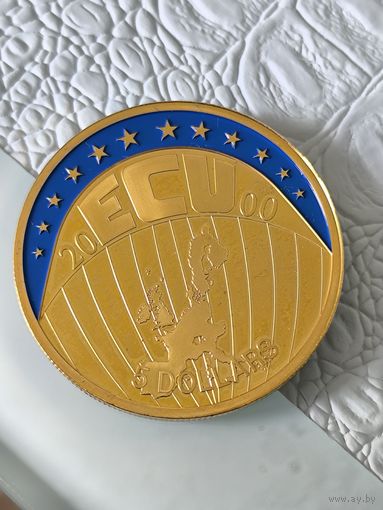 5 долларов Либерия эмаль