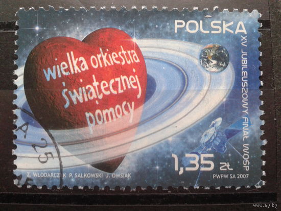 Польша, 2007, 15 лет Великому оркестру Рождественской помощи