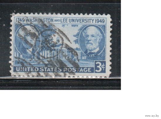 США-1949, (Мих.595), гаш. , Университет, Вашингтон(одиночка),