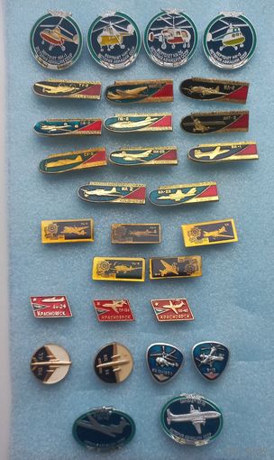 Значки. Самолеты. Авиация. Воздушный флот.