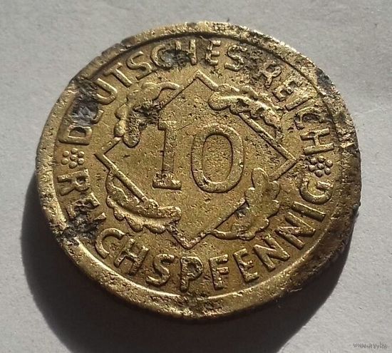 10 пфеннигов, Германия 1936 F + 1940 В