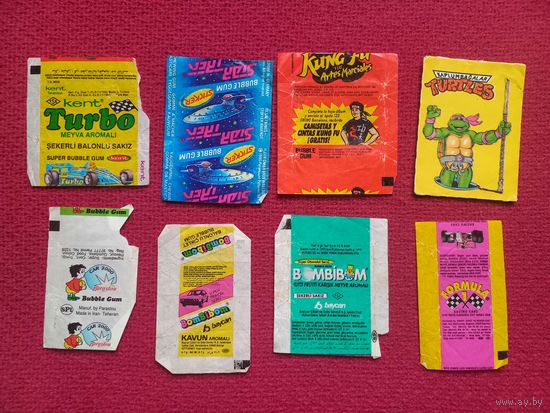 Обертки от жвачки