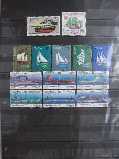 Продажа коллекции с 1 рубля! История судостроения на почтовых марках мира.