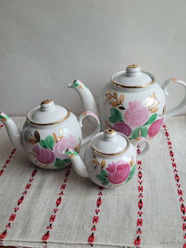 Набор чайников заварочных Агашки Дулево.